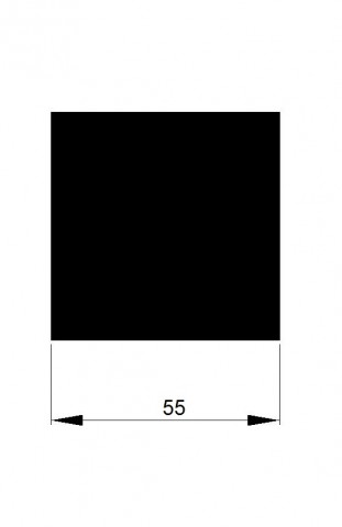 ČTYŘHRAN  55x55 / 6m