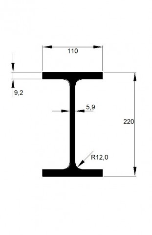 IPE 220 / 12m