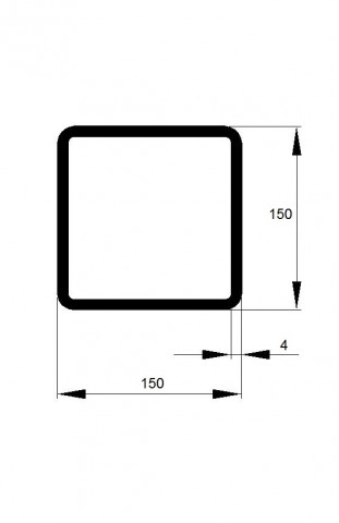 JEKL   NEREZ  150x150x4 / 6m