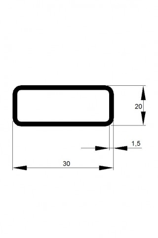 JEKL  30x20x1,5 / 6m