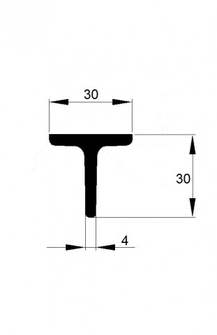 T  30x30x4 / 6m