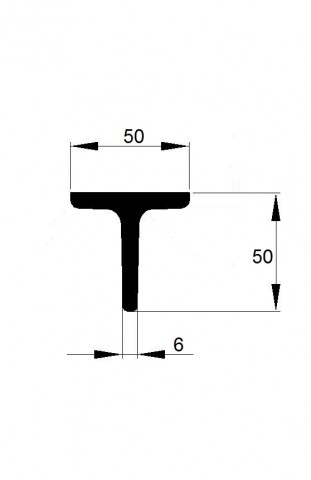 T  50x50x6 / 6m