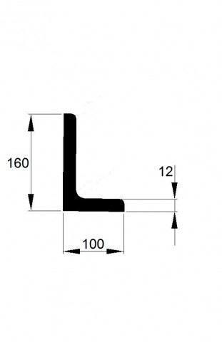 L 160x100x12 / 6m