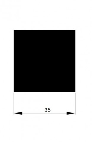 ČTYŘHRAN  35x35 tažený h11 / 3m