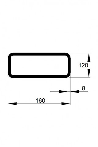 JEKL 160x120x 8 / 12m