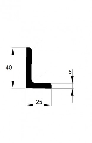 L  40x25x5 / 6m