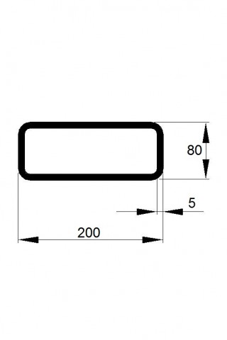 JEKL 200x80x5 / 6m