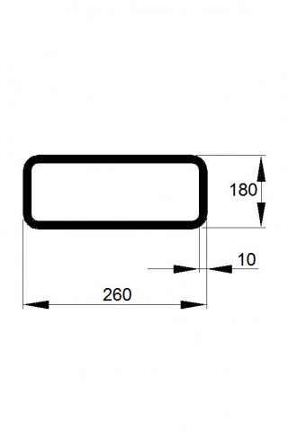 JEKL 260x180x10 / 6m