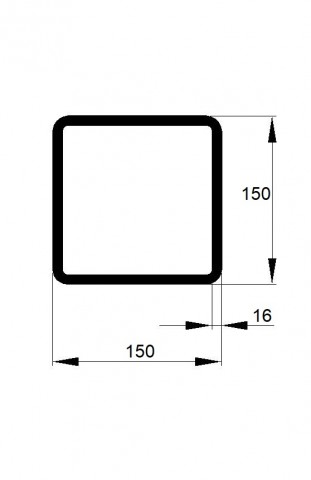 JEKL 150x150x16 / 12m