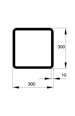 JEKL 300x300x10 / přesné délky