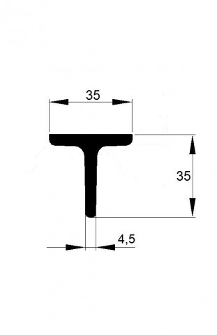 T  35x35x4,5 / 6m