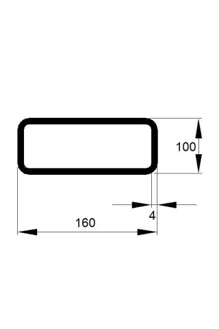 JEKL 160x100x 4 / 6m