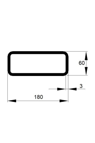 JEKL 180x60x3 / 6m