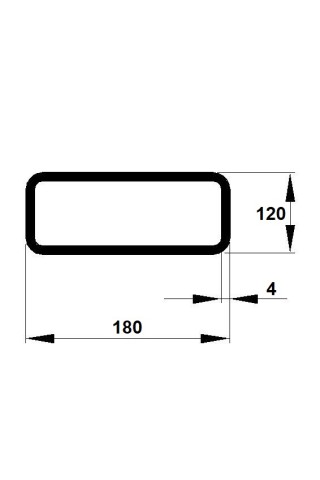 JEKL 180x120x4 / 12m