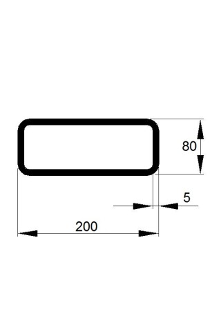 JEKL 200x80x5 / 12m