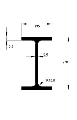 IPE 270 / 14m