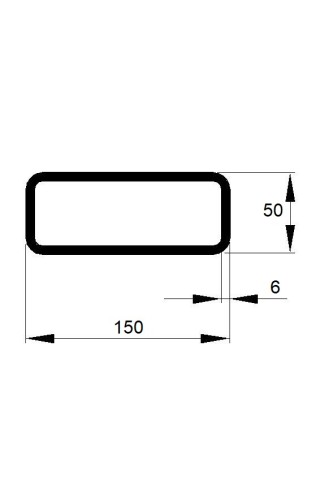 JEKL 150x 50x 6 / 6m