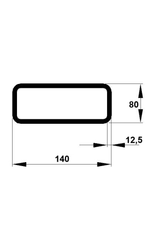 JEKL 140x80x12,5 / 12m