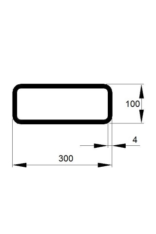 JEKL 300x100x4 / 6m