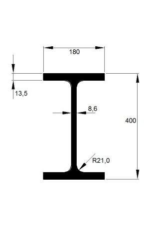 IPE 400 / 14m